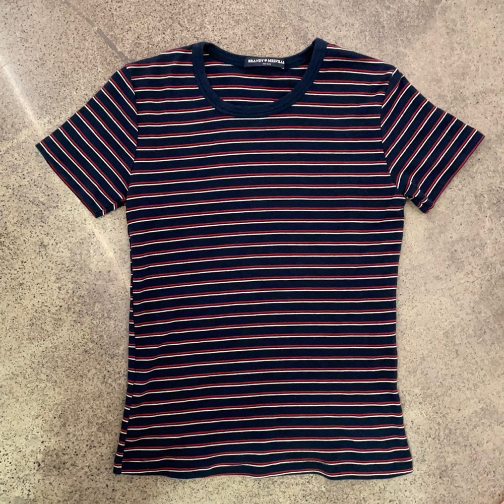 Brandy Melville Retro Style Baby Tee